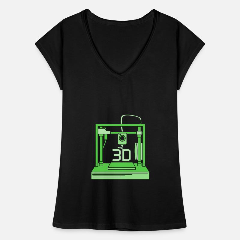 Impression 3D Impression Prototype T-shirt vintage Femme