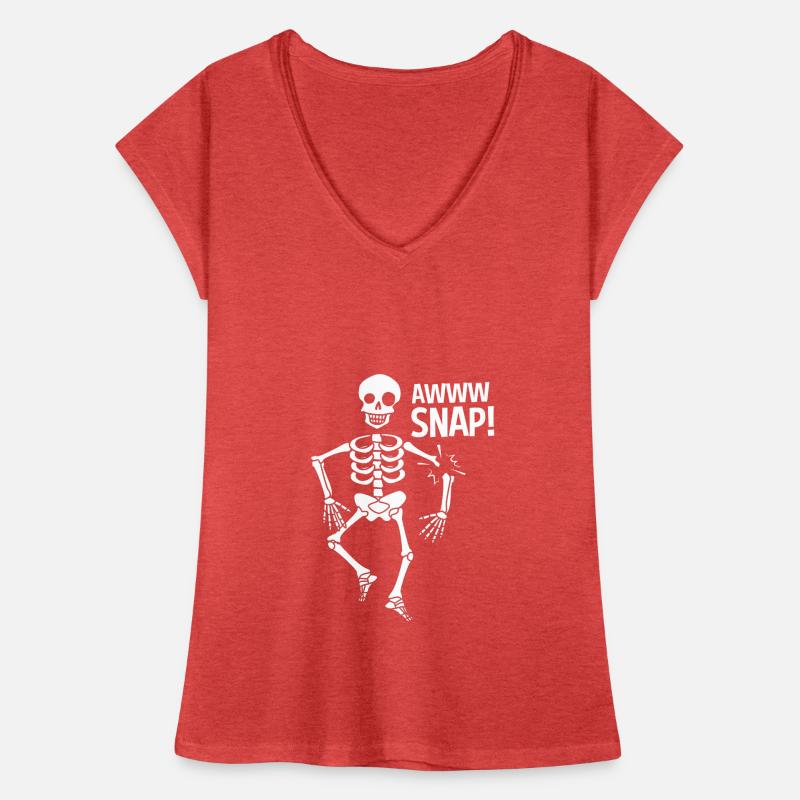 Gebrochener Arm Knochen Knochenbruch Frauen Vintage T-Shirt