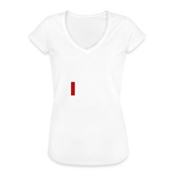 Geduld | Batterie, lustige Sprüche, Sarkasmus - Frauen Vintage T-Shirt - Schwarz - Vorne - Danielle (179cm)