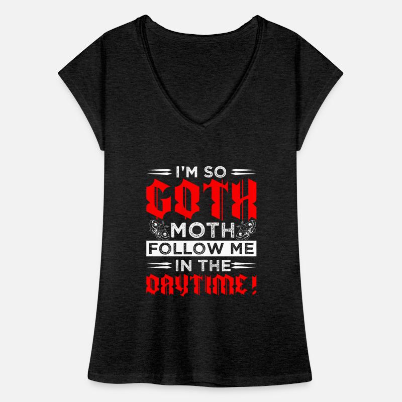 Goth Emo T-shirt vintage Femme