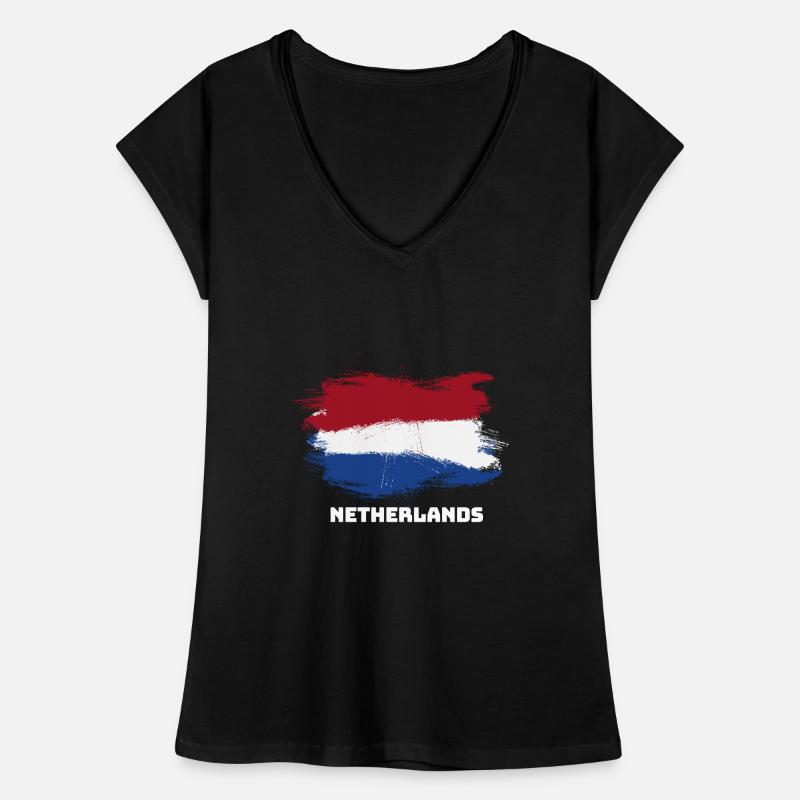 flag flag Pays-Bas Pays-Bas T-shirt vintage Femme