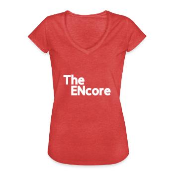 The Encore family gift - Women's Vintage T-Shirt - heather red - Front - Danielle (179cm)