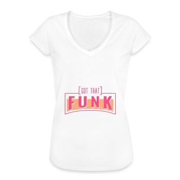 Jazz Musik Soul Funk Musikstil Musikrichtung Shirt - Frauen Vintage T-Shirt - Schwarz - Vorne - Danielle (179cm)