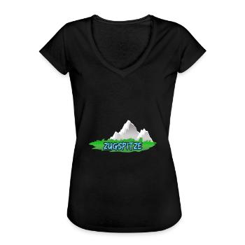 Zugspitze Zugspitze - T-shirt vintage Femme - noir - Devant - Danielle (179cm)