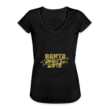 2015 2015 - Women's Vintage T-Shirt - black - Front - Danielle (179cm)