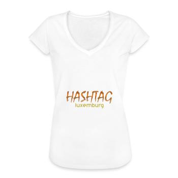luxemburg - Frauen Vintage T-Shirt - Schwarz - Vorne - Danielle (179cm)