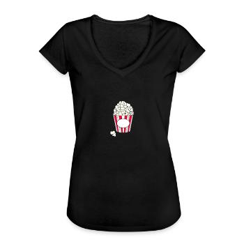 Kino - Frauen Vintage T-Shirt - Schwarz - Vorne - Danielle (179cm)