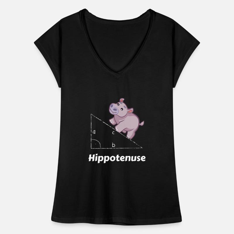 Hippotenuse Maths Geek Dame vintage T-shirt