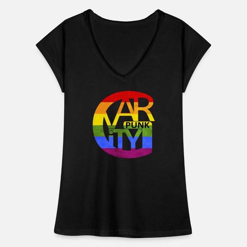 pride gravity Buchstabe für Punks Frauen Vintage T-Shirt