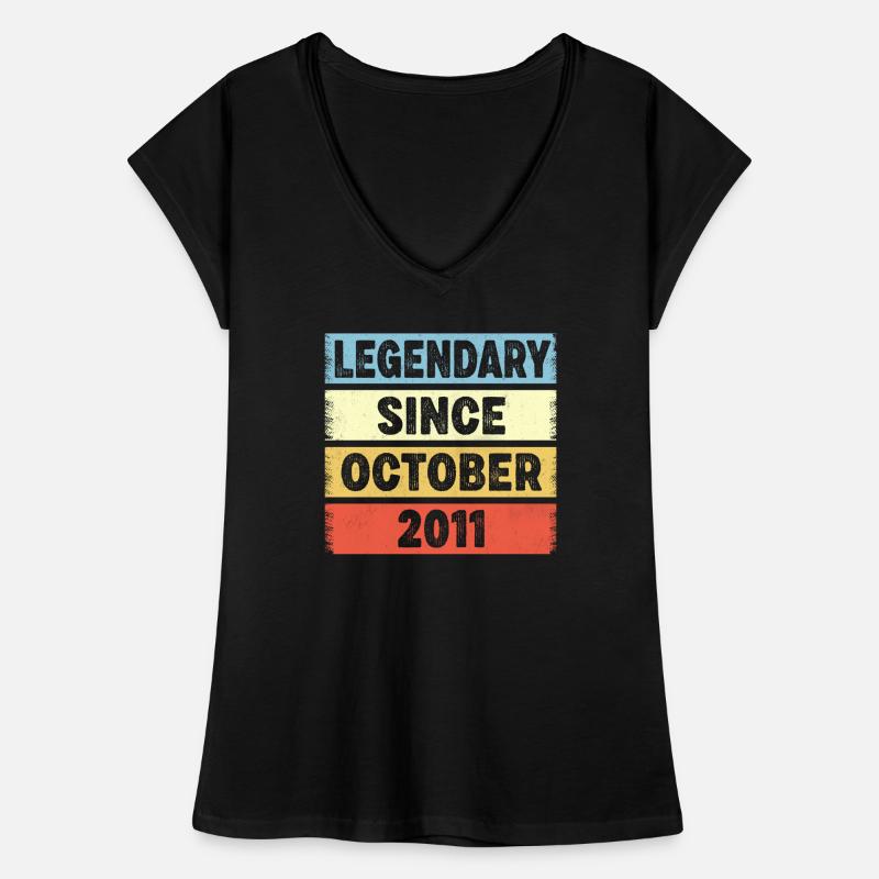 Legendary Since October 2011 11. Geburtstag Frauen Vintage T-Shirt