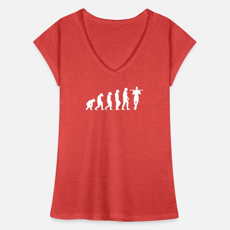 Fitness Calisthenics Evolution T-shirt vintage Femme