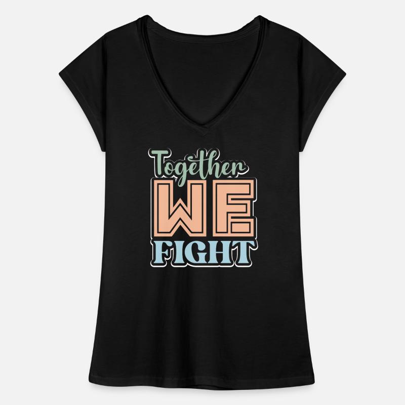 Samen strijden we tegen kankerstrijder Vrouwen Vintage T-shirt