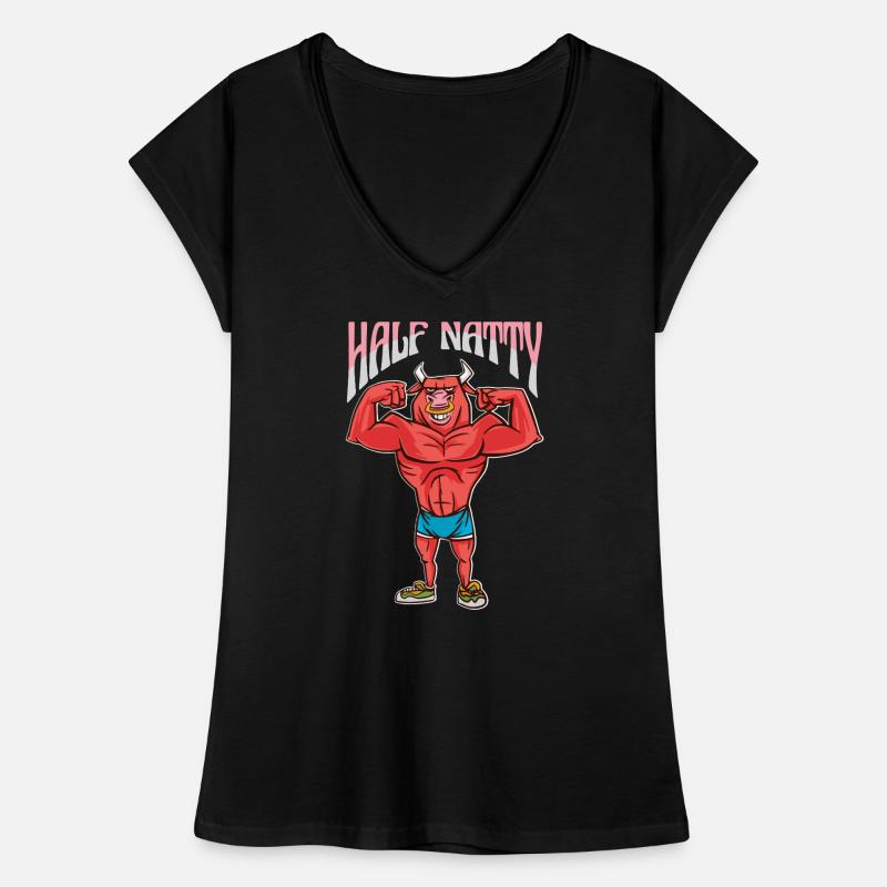 Half Natty Bodybuilder Women's Vintage T-Shirt