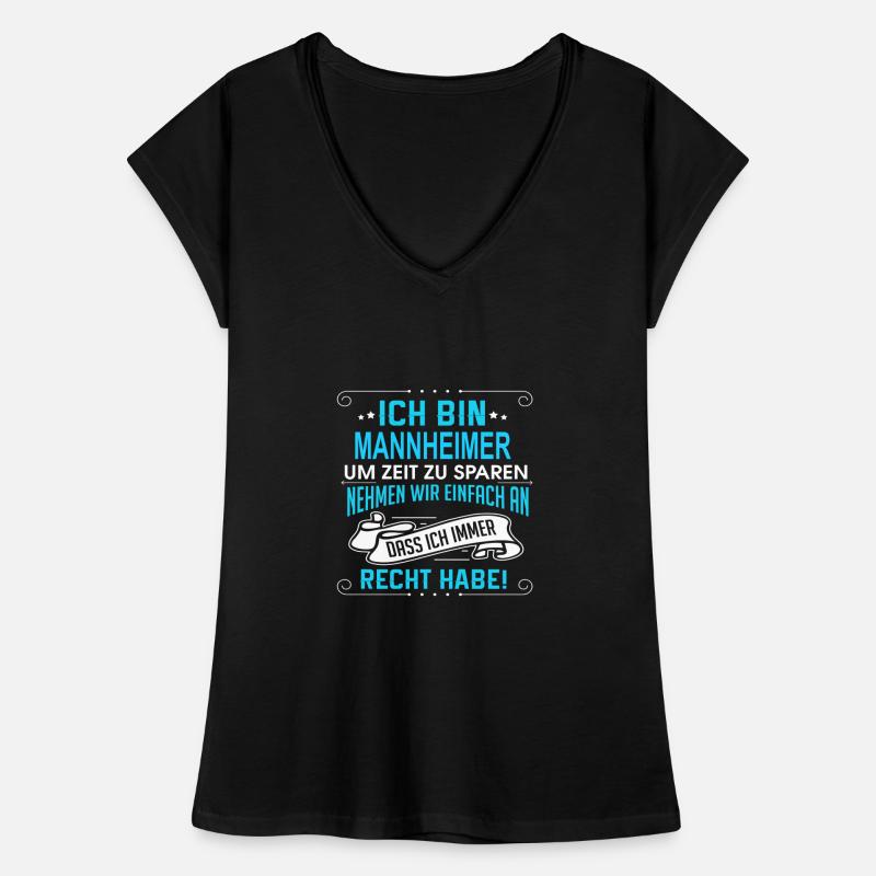 MANNHEIMER Frauen Vintage T-Shirt