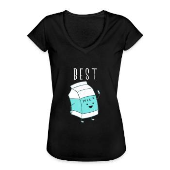 Best Friends Geschenk Partnerlook Beste Freunde - Frauen Vintage T-Shirt - Schwarz - Vorne