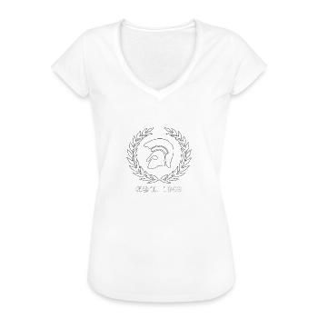 Trojan Skinheads Punk Oi 1969 working class shirt - Women's Vintage T-Shirt - black - Front - Danielle (179cm)