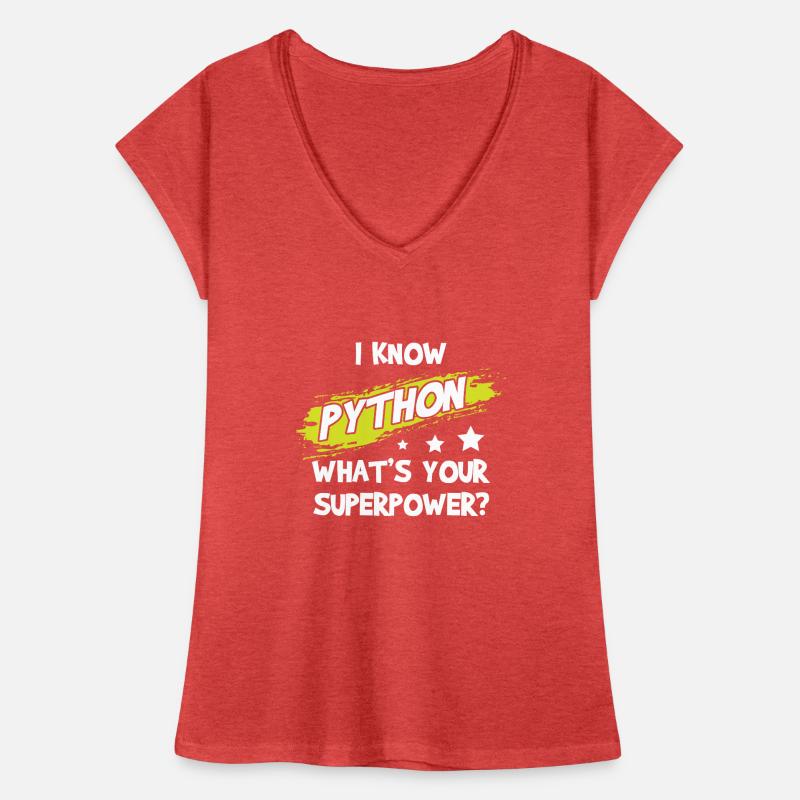 python Women's Vintage T-Shirt