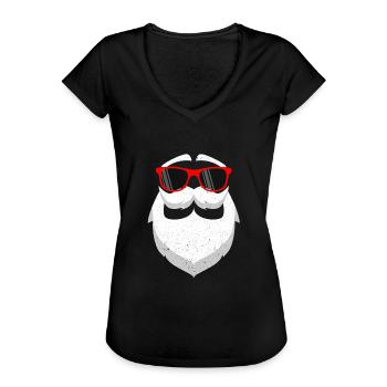 Lustiges Weihnachts T-Shirt Geschenk - Frauen Vintage T-Shirt - Schwarz - Vorne