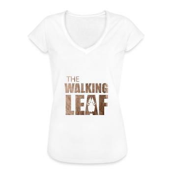 La feuille de marche - T-shirt vintage Femme - noir - Devant - Danielle (179cm)