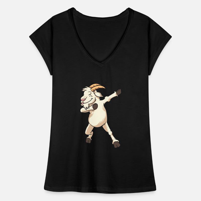 Ziege Dabbing Dabb Dabbin Tanz Tshirt Geschenk Frauen Vintage T-Shirt
