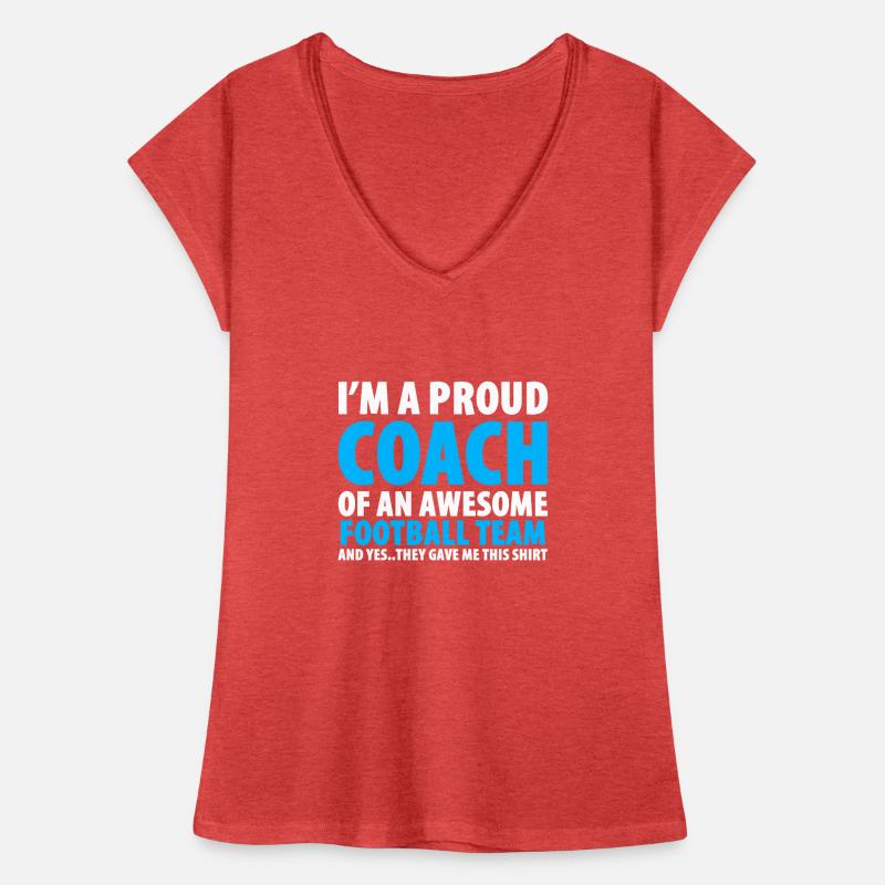 Ich bin ein stolzer Trainer einer großartigen Fußballmannschaft Frauen Vintage T-Shirt