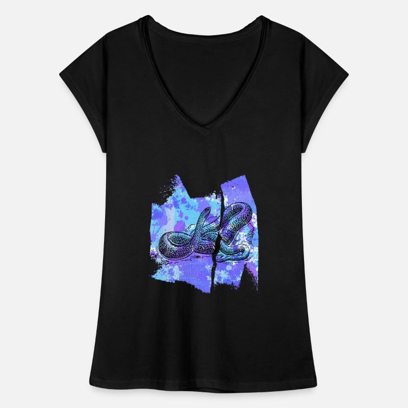 serpent serpent serpent python t-shirt T-shirt vintage Femme