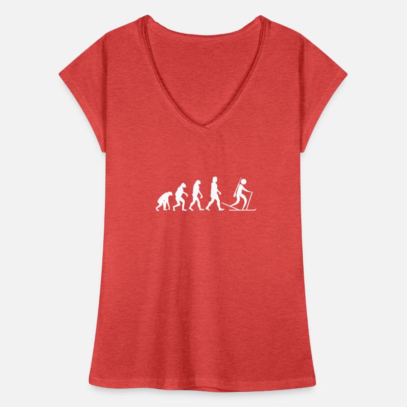 Evolution du biathlon T-shirt vintage Femme