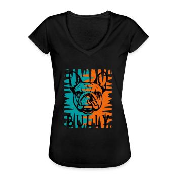 bully - Women's Vintage T-Shirt - black - Front - Danielle (179cm)