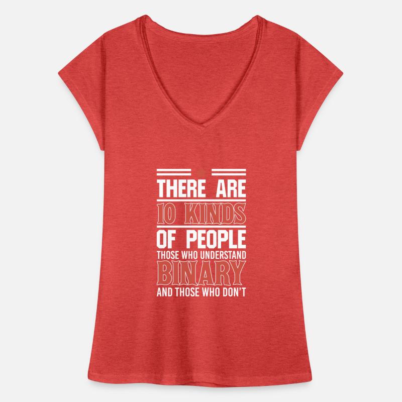 Grundlegendes zu Binary Computer Code Coding Geek Frauen Vintage T-Shirt