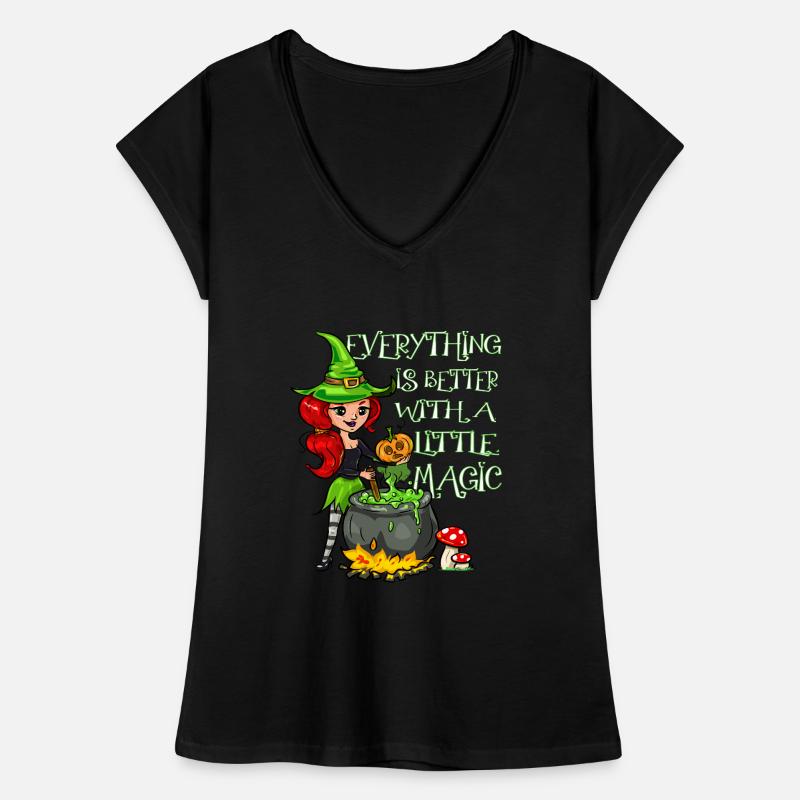 Chaudron de sorcière T-shirt vintage Femme