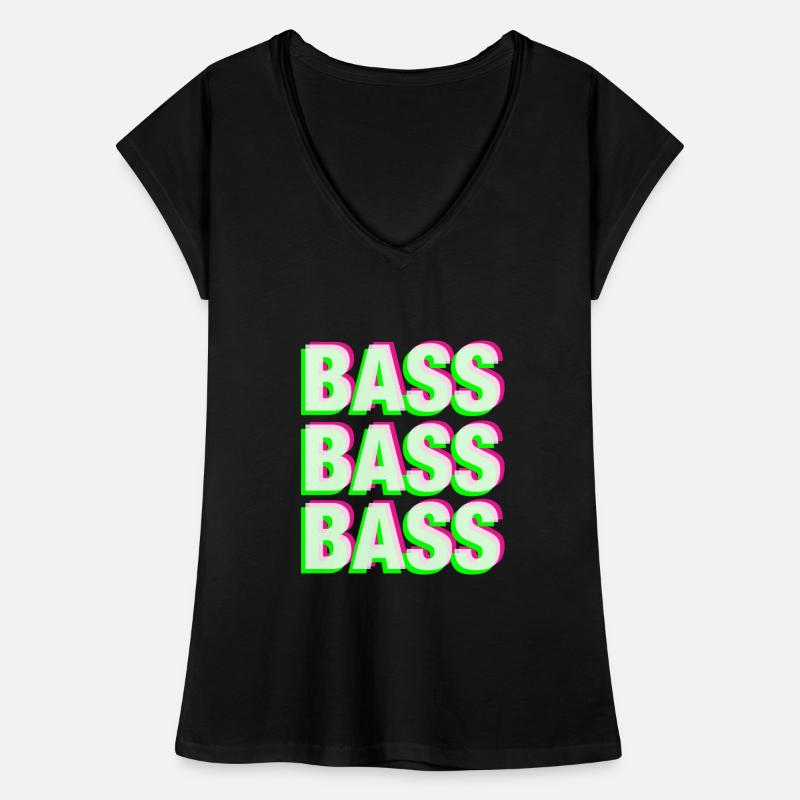 Basse Gabber Frenchcore techno T-shirt vintage Femme