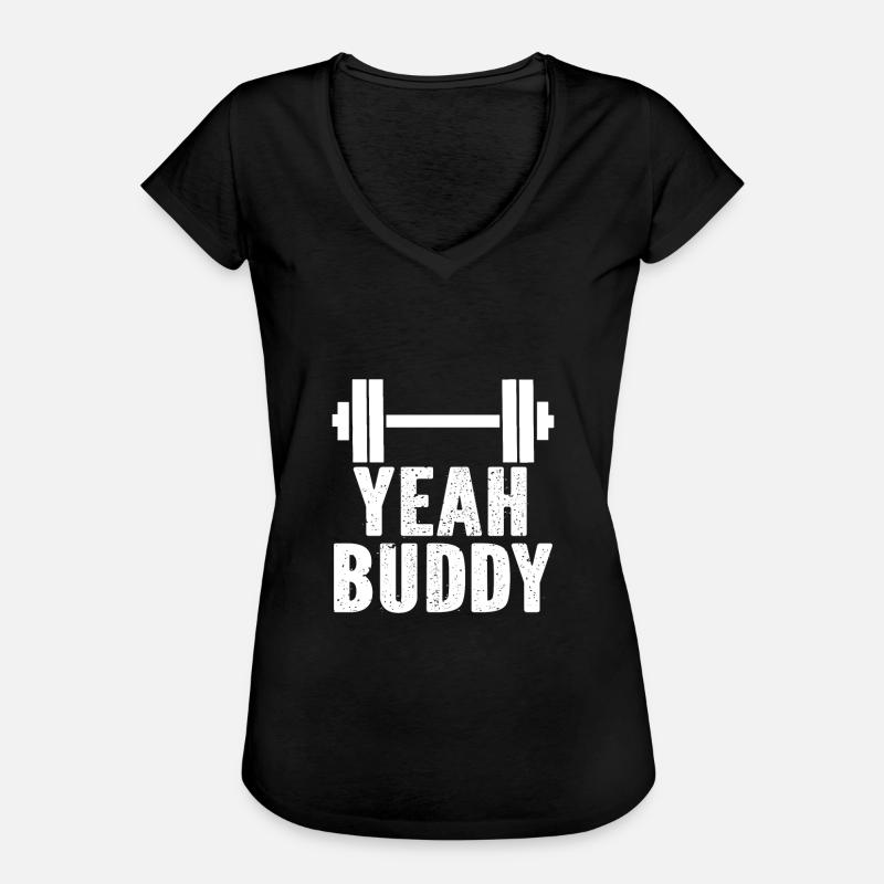 Yeah buddy light weight - Women's Vintage T-Shirt - black