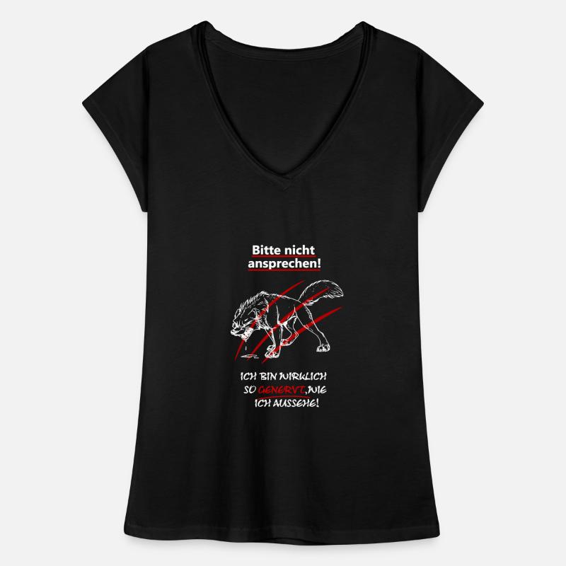 Bitte nicht ansprechen bin genervt Frauen Vintage T-Shirt