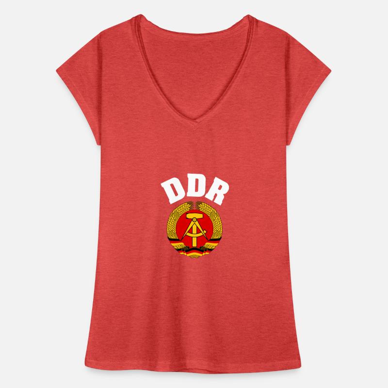 Emblèmes de la RDA T-shirt vintage Femme
