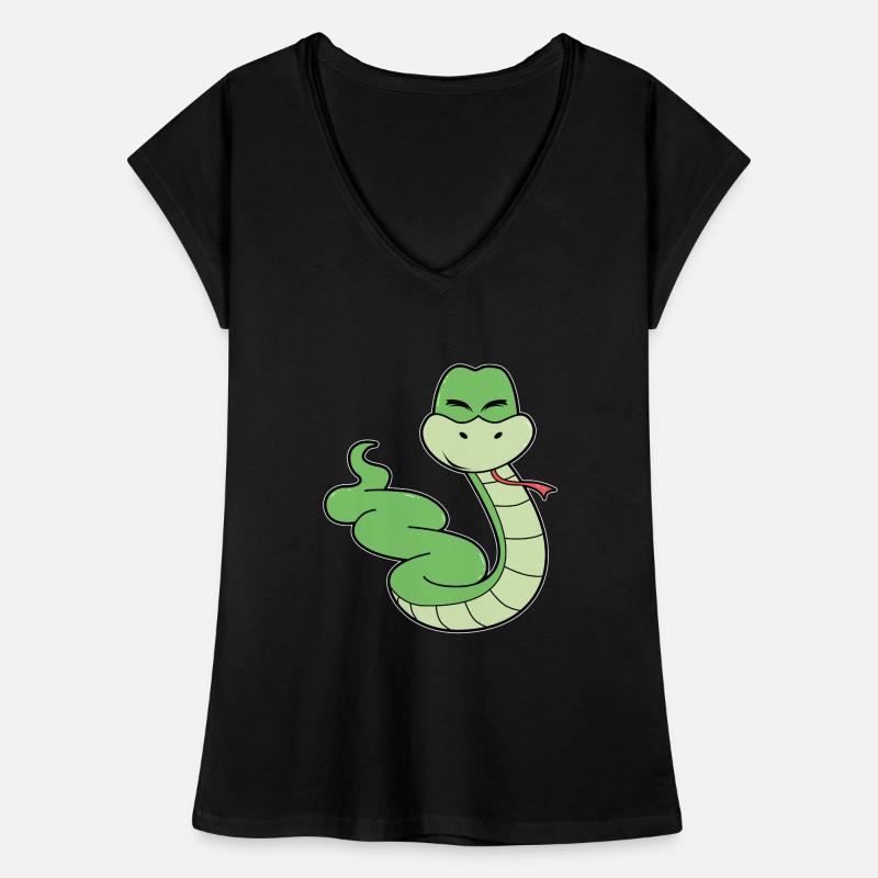 Serpent mignon T-shirt vintage Femme