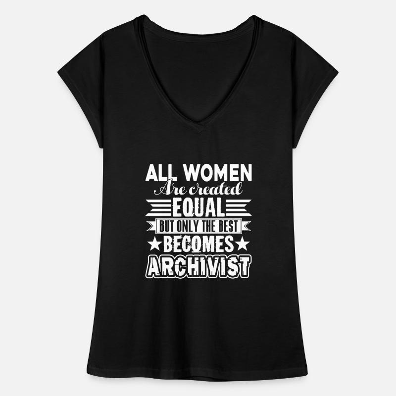 Archiviste Le meilleur devient archiviste T-shirt vintage Femme