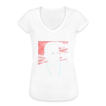 Pape François Vatican Vatican Saint-Pierre - T-shirt vintage Femme - noir - Devant - Danielle (179cm)