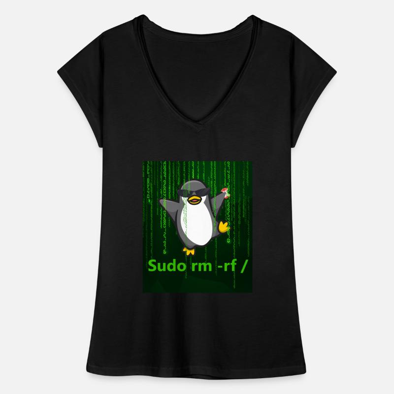 Penguin Linux Sudo Women's Vintage T-Shirt