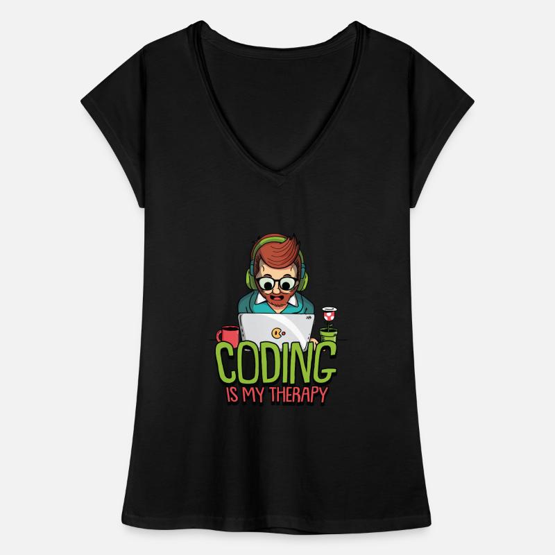 Hacking Programmer Hacker Code Coding Gift Women's Vintage T-Shirt