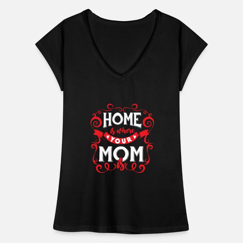 Zuhause Mama Mutter Liebe rot Herz Mutterliebe Frauen Vintage T-Shirt