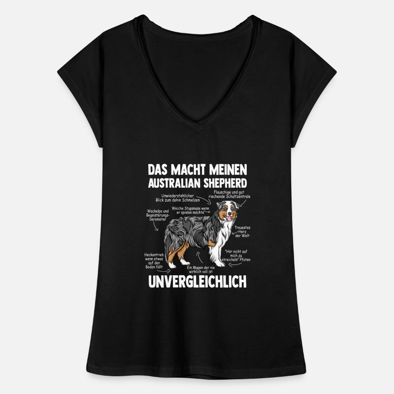 Australian Shepherd Aussie Frauen Vintage T-Shirt