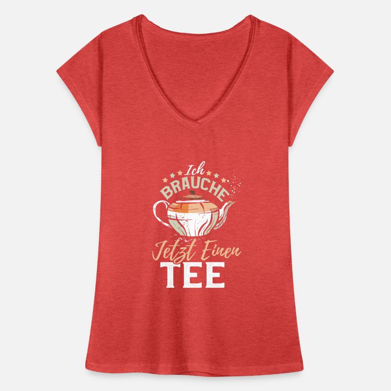 Lustiges gemütlich Bio Tee Trinker Spruch design Frauen Vintage T-Shirt