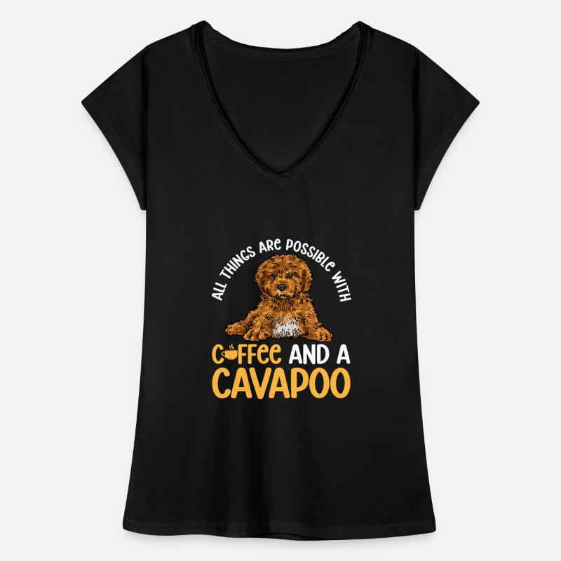 Cavapoo Cavoodle Capoodle Dog Women's Vintage T-Shirt