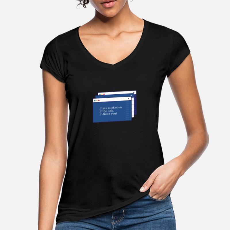 Hacker Programmer Developer Computer Science Women's Vintage T-Shirt