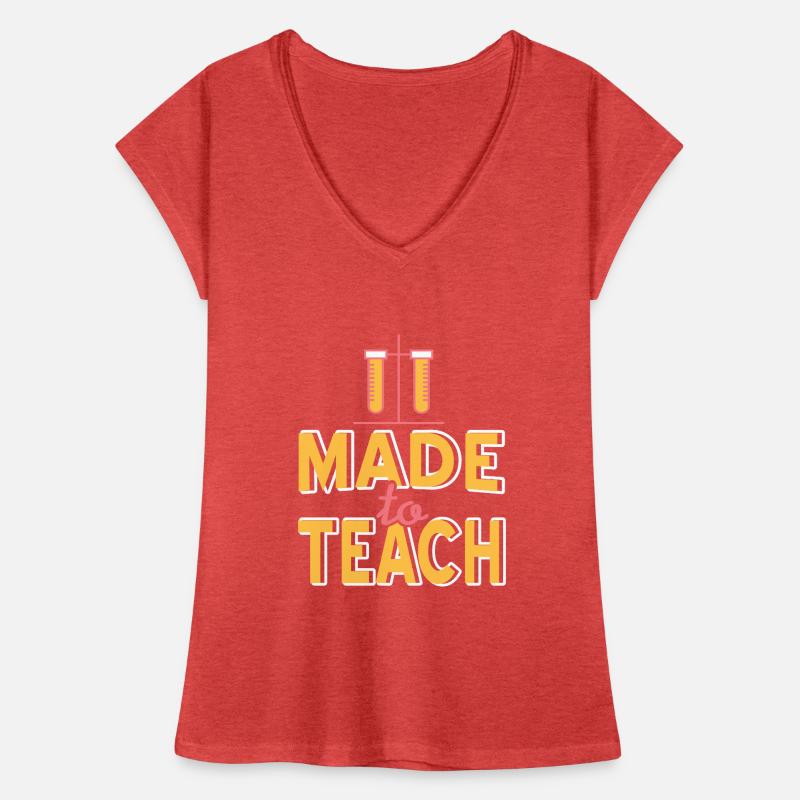 Conçu pour enseigner les conceptions rétro des enseignants de sciences T-shirt vintage Femme