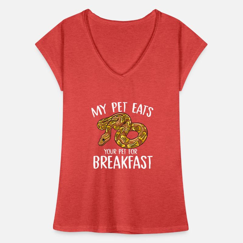 my pet eats your pet for breakfast Design for a Frauen Vintage T-Shirt