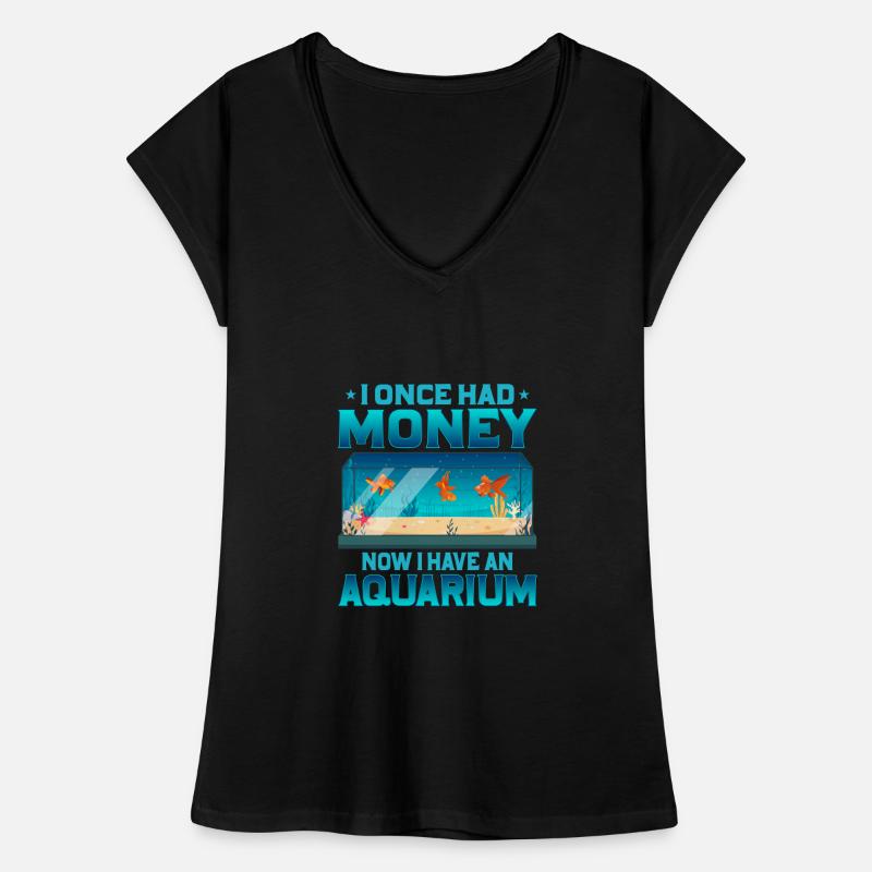 J’avais de l’argent maintenant j’ai un poisson d’aquarium Keepi T-shirt vintage Femme