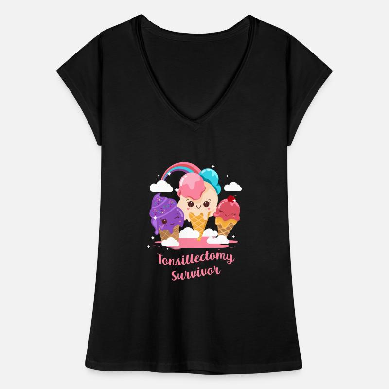 Tonsillectomy Survivor Tonsil Surgery Recovery Frauen Vintage T-Shirt