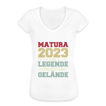 Matura 2023 - Frauen Vintage T-Shirt - Schwarz - Vorne - Danielle (179cm)