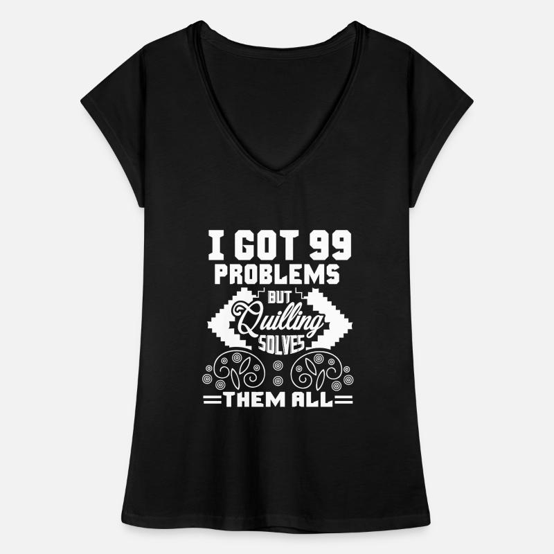 Quilling Quilling Solves All Problems Women's Vintage T-Shirt